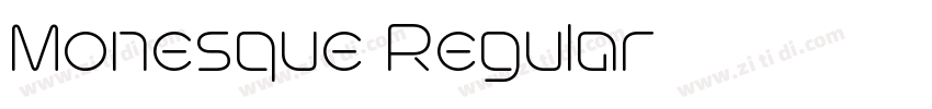 Monesque Regular字体转换 Monesque Regular字体转换